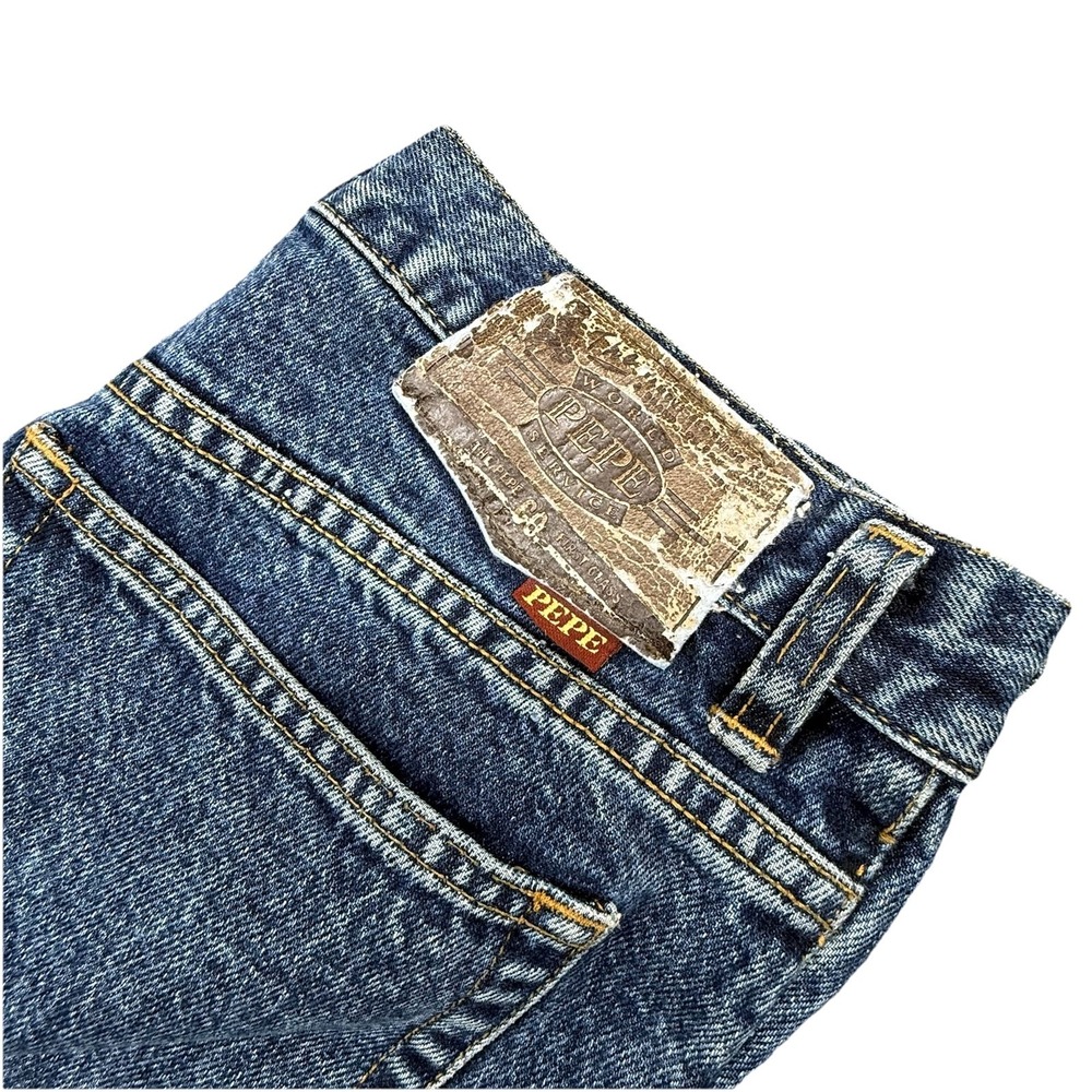 Vintage Pepe Jeans London Jeans Mens 34 (32x29) apered‎ Leg Made Hong Kong 90s